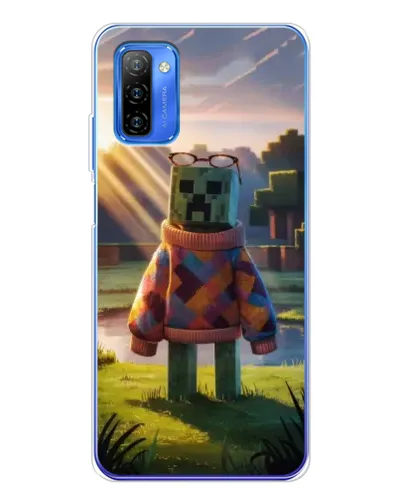 Чехол для Ulefone Note 12 с картинкой «Крипер в свитере»