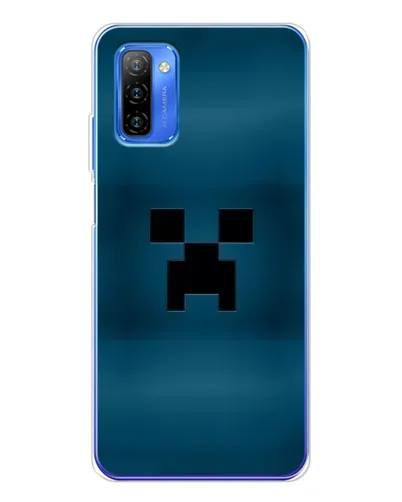 Чехол для Ulefone Note 12 с картинкой «Крипер текстура»