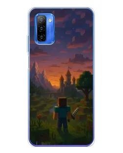 Чехол для Ulefone Note 12 с картинкой «Стив у башни»