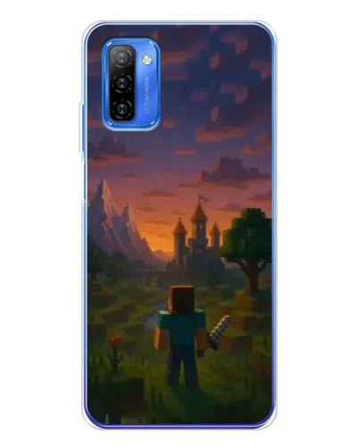 Чехол для Ulefone Note 12 с картинкой «Стив у башни»