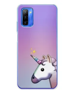 Чехол для Ulefone Note 12 с картинкой «Единорог градиент»