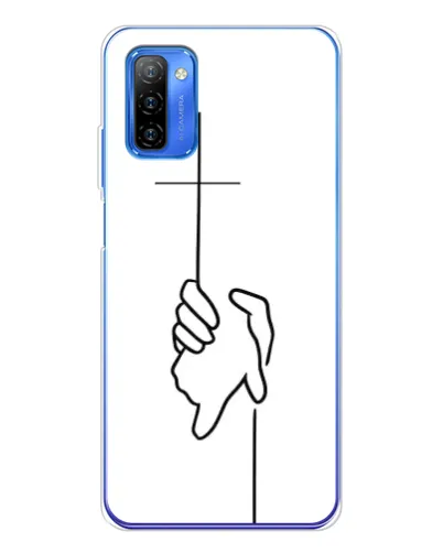 Чехол для Ulefone Note 12 с картинкой «Рука держит»