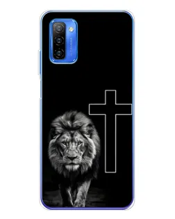 Чехол для Ulefone Note 12 с картинкой «Лев и Крест»