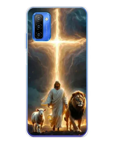 Чехол для Ulefone Note 12 с картинкой «Лев Иуды и Свет»