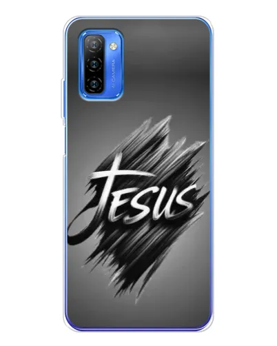 Чехол для Ulefone Note 12 с картинкой «Надпись Jesus Graffiti»