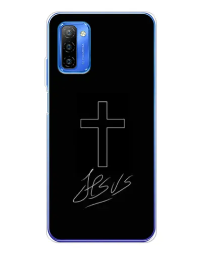 Чехол для Ulefone Note 12 с картинкой «Графический крест Jesus» Чехол для Ulefone Note 12 с картинкой «Графический крест Jesus»