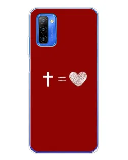 Чехол для Ulefone Note 12 с картинкой «Уравнение любви» Чехол для Ulefone Note 12 с картинкой «Уравнение любви»