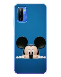 Чехол для Ulefone Note 12 с картинкой «Микки выглядывает»