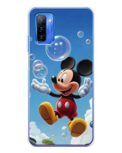 Чехол для Ulefone Note 12 с картинкой «Mickey и мыльные пузыри»