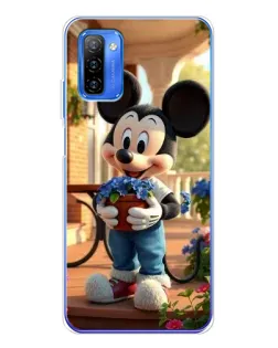 Чехол для Ulefone Note 12 с картинкой «Микки садовод»