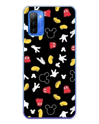 Чехол для Ulefone Note 12 с картинкой «Графический принт лапок»