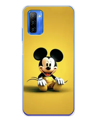 Чехол для Ulefone Note 12 с картинкой «Микки на желтом»