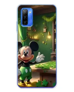 Чехол для Ulefone Note 12 с картинкой «Микки в мастерской»