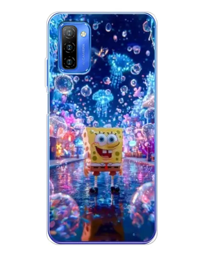 Чехол для Ulefone Note 12 с картинкой «Неоновый океан»