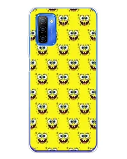 Чехол для Ulefone Note 12 с картинкой «Паттерн Губка Боб»