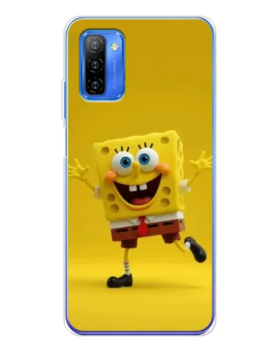 Чехол для Ulefone Note 12 с картинкой «Позитивный Губка Боб»