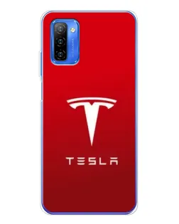 Чехол для Ulefone Note 12 с картинкой «Tesla Red Classic»