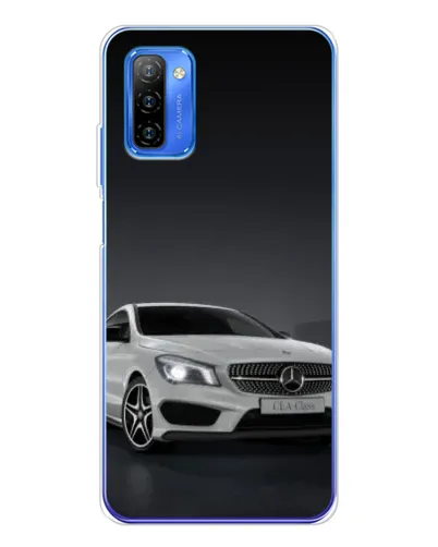 Чехол для Ulefone Note 12 с картинкой «Mercedes AMG GT Silver»