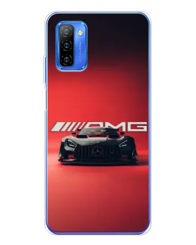Чехол для Ulefone Note 12 с картинкой «Mercedes AMG — красная линия»