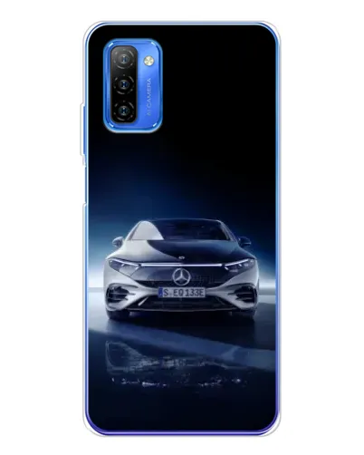 Чехол для Ulefone Note 12 с картинкой «Ночной Mercedes EQ»