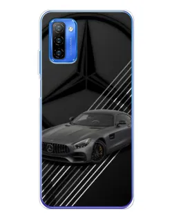Чехол для Ulefone Note 12 с картинкой «Mercedes AMG — графика»