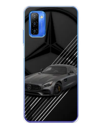 Чехол для Ulefone Note 12 с картинкой «Mercedes AMG — графика»