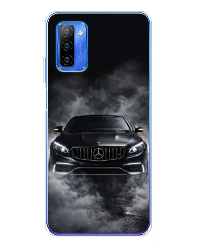 Чехол для Ulefone Note 12 с картинкой «Mercedes в дыму»