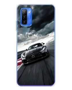 Чехол для Ulefone Note 12 с картинкой «Гоночный Mercedes AMG»