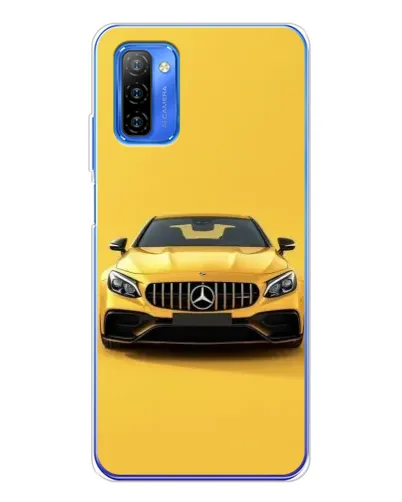Чехол для Ulefone Note 12 с картинкой «Желтый Mercedes GT»