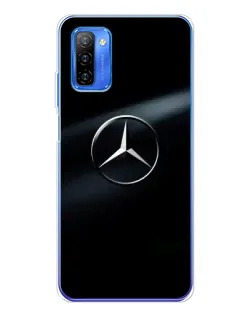 Чохол для Ulefone Note 12 з картинкою «Mercedes на металі»