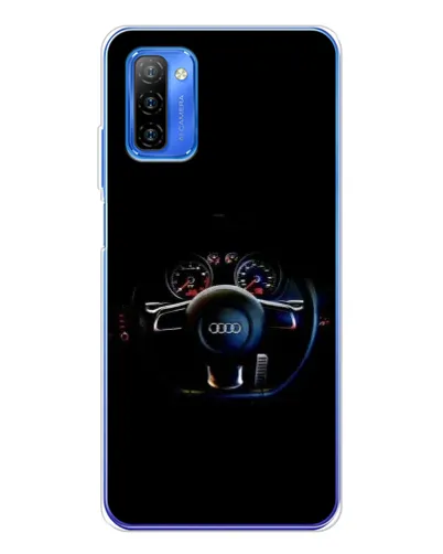Чехол для Ulefone Note 12 с картинкой «Салон Audi — руль»