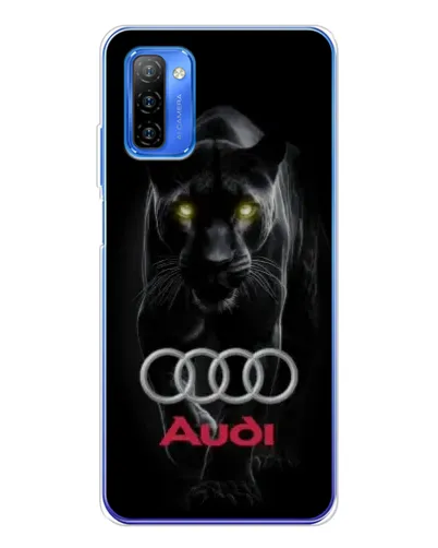 Чехол для Ulefone Note 12 с картинкой «Пантера и Audi»