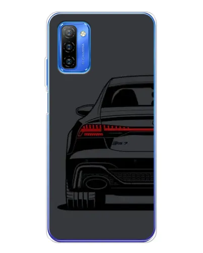 Чехол для Ulefone Note 12 с картинкой «Задняя часть Audi — арт»