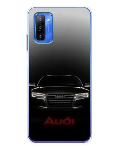 Чехол для Ulefone Note 12 с картинкой «Audi — градиентный контур»