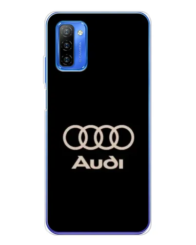 Чехол для Ulefone Note 12 с картинкой «Audi — золотой логотип»