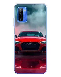 Чехол для Ulefone Note 12 с картинкой «Audi RS — красный стиль»