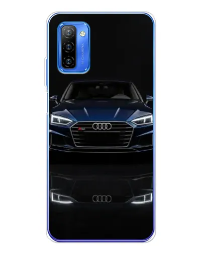 Чехол для Ulefone Note 12 с картинкой «Audi — ночное отражение»
