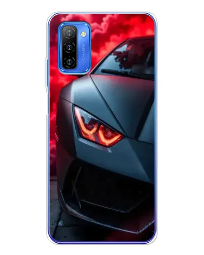 Чехол для Ulefone Note 12 с картинкой «Lamborghini красное сияние»