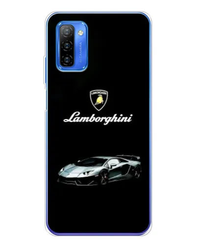 Чехол для Ulefone Note 12 с картинкой «Логотип Lamborghini классика»