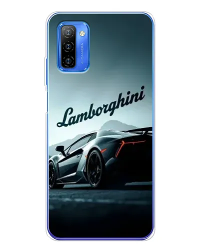 Чехол для Ulefone Note 12 с картинкой «Классическая надпись Lamborghini»