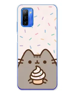 Чехол для Ulefone Note 12 с картинкой «Пушин с кексом»