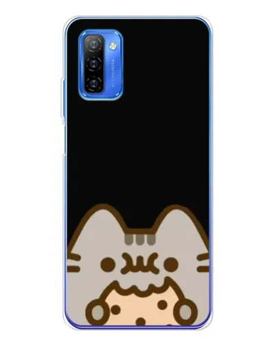 Чехол для Ulefone Note 12 с картинкой «Пушин на черном»