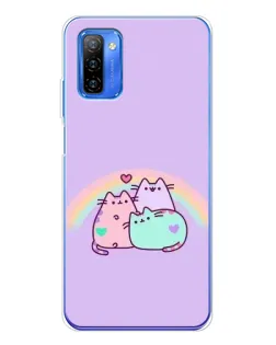 Чехол для Ulefone Note 12 с картинкой «Радужные Пушины»