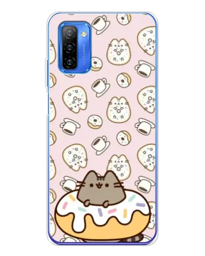 Чехол для Ulefone Note 12 с картинкой «Пушин на пончике»