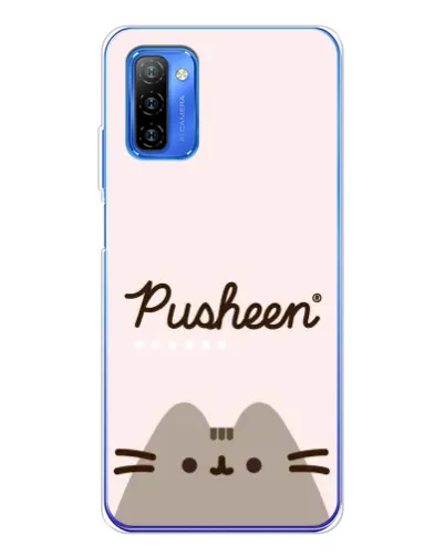 Чехол для Ulefone Note 12 с картинкой «Pusheen логотип»