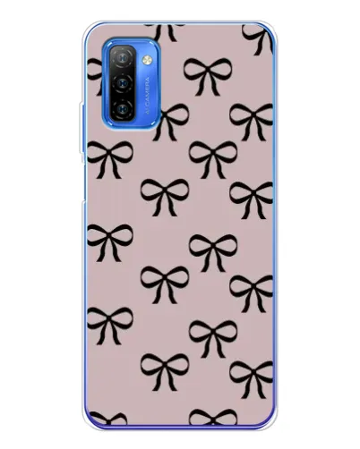 Чехол для Ulefone Note 12 с картинкой «Черные бантики»