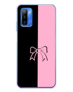 Чехол для Ulefone Note 12 с картинкой «Половинки банта»
