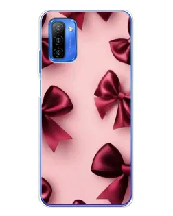 Чехол для Ulefone Note 12 с картинкой «Бордовый атлас»