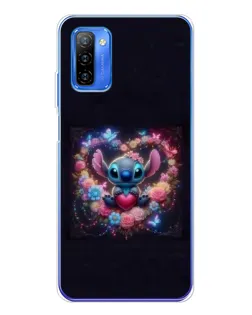 Чохол для Ulefone Note 12 з картинкою «Stitch у квітах»