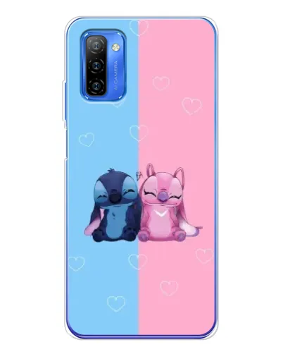 Чохол для Ulefone Note 12 з картинкою «Stitch та Angel Love»